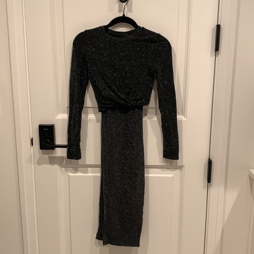 H&M two piece glittery set